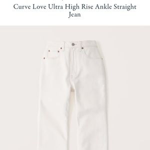Curve Love Ultra High Rise Ankle Straight Jean (Size 27 / 4L)